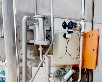 Elektromagnetinis srauto matuoklis pienui matuoti Malavio pieno gamykloje